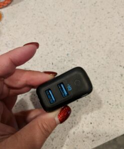 Anker Dual USB Wall Charger, PowerPort II 24W, Ultra-Compact Travel Charger with PowerIQ Technology and Foldable Plug, for iPhone XS/Max/XR/X/8/7/6/Plus, iPad Pro/Air 2/mini 4, Galaxy S9/S8/+ and More Black 44 71M3MUoaJLL