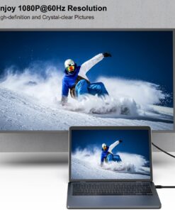 Alternative view of BENFEI Mini Displayport to DVI Cable, Mini DP to DVI 1.83M Cable Male to Male Gold-Plated Cord for MacBook, iMac(LG51) Surface Pro and Laptop 6 Feet 1 Pack