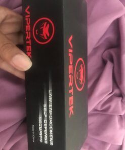 VIPERTEK VTS-T03 Aluminum Stun Gun for Self Defense Rechargeable with LED Flashlight PINK 36 71M3qMi2y7L