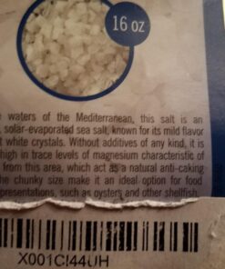 Mediterranean Sea Salt, Extra Coarse Grain 1 lb. 1.00 Pound (Pack of 1) 30 71M4h9zOdGL