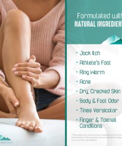 PURELY NORTHWEST-Natural Tea Tree & Peppermint Body Wash for Men & Women-Refreshing Daily Soap for Body Odor & Hygiene, Acne-Effectively Soothes Jock Itch, Chafing & Athletes Foot-Discolored Nails-9oz 9 Fl Oz (Pack of 1) 35 71M63OMlfL