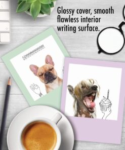 The Best Card Company - 10 Blank Dog Cards Assorted (4 x 5.12 Inch) - Adorable Boxed Animal Note Cards for All Occasions - Dogs & Doodles M6582OCB 14 71M6JI2UU4L