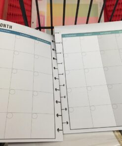 me & my BIG ideas 4 Month Fitness Extension - The Happy Planner Scrapbooking Supplies - Pre-Punched Pages - Food & Exercise Logs - Inspirational Dividers & Stickers To Stay on Track - Classic Size 46 71M6K9Z2C L