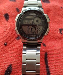 Casio Men's AE1000WD-1AVCF Silver-Tone Digital Watch 51 71M6Vp1HIL