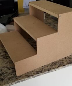 Etna Products JSNY Pet Stairs 3 Steps Stairs, Small Dog/Cat Steps White 33 71M6ltXYKhL