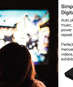 Micca Speck G2 1080p Full-HD Digital Media Player for USB Drives and SD/SDHC Cards, Digital Signage, H.264/AVC MP4 MKV Videos MP3 Music JPG Photos, HDMI and AV Output, Auto Play and Resume Speck G2 Full-HD 33 71M7MEl5xWL