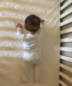 PUREgrace Crib Mattress Protector, Breathable Tencel Cover, Sensitive Skin Friendly Waterproof Pad 28 71M7rlq wvL