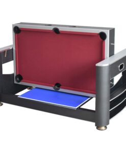 Triple Threat 6-ft 3-in-1 Multi Game Table with Billiards, Air Hockey, and Table Tennis 41 71M86zORXL