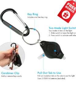 Vincent Van Gogh The Starry Night Print Lanyard with PU Leather ID Badge Holder Wallet with 3 Card Pockets, Safety Breakaway Clip & Matching Note Card. Gift of Carabiner Keychain Flashlight. Breakaway + Keychain Light 27 71M8R2lO35L