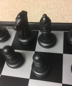 Yellow Mountain Imports Medium 2-in-1 Travel Magnetic Chess & Checkers Board Game Set - 12.5 Inches - Portable, Folding & Travel Perfect 55 71M8ZZ6QB5L 1