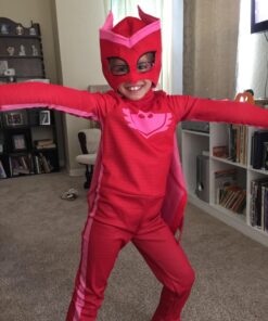 PJ Masks Owlette Deluxe Toddler Costume Large (4-6) Red 47 71M8rNBz4L