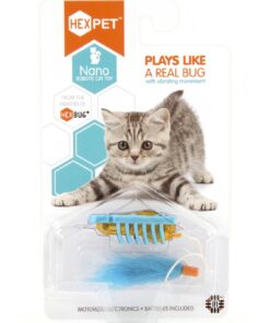 HEXBUG nano Robotic Cat - Interactive Automated Toy, Stimulate Hunting Instinct of Your Feline and Create Exercising Opportunities - Ships Assorted 15 71MAoQF6PYL