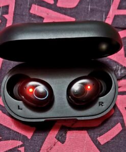 kurdene Bluetooth Wireless Earbuds, S8 Deep Bass Sound 38H Playtime IPX8 Waterproof Earphones Call Clear with Microphone in-Ear Bluetooth Headphones Comfortable for iPhone, Android Small Black 33 71MB68usI8L