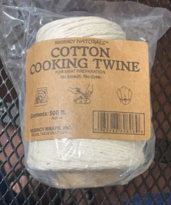 Regency Wraps Butchers Cooking Twine, Made of Heavy-Weight Natural Cotton, Perfect for Meat Trussing and Food Prep, 500 ft Cone, Pack of 1 500 ft Cone (Pack of 1) 37 71MBZ50tdXL