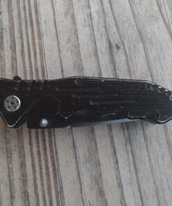 MTECH USA Tactical Folding Knife With 440 Stainless Tanto Blade,Black Black 33 71MC3QKDOrL