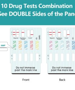 Easy@Home 10 Panel Instant Drug Test Kits - Medically Approved for Testing Marijuana (THC), Opiate(OPI 2000), Cocaine(COC), AMP, BAR, BZO, MDMA, MET, MTD, PCP - #EDOAP-3104-5 Pack EXP 2024-05-19 5 Count (Pack of 1) 12 71MCFMJCGL