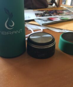 Vibrant All in ONE Travel Mug - Tea Infuser Bottle - Insulated HOT Coffee Thermos - Cold Fruit Infused Water Flask - Food Grade Leak Proof Tumbler Double Wall Stainless Steel 16.9 oz Blue 28 71MD6ttkKaL