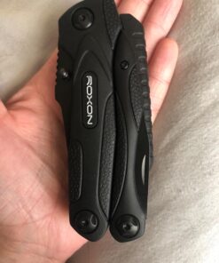 Roxon CM1349 SPARK Multitool Plier, 14-in-1 Multitools Folding Plier, Multipurpose Outdoor Survival Portable Multi Tool Set 35 71MDG1nxC1L