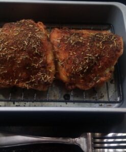 G & S Metal Products Company OvenStuff Personal Size 6-Piece Toaster Oven Set-Non-Stick Baking Pans, Easy to Clean and Perfect for Single Servings, Silver 58 71MEDjeferL