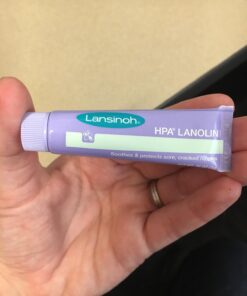 Lansinoh Lanolin Nipple Cream, Safe for Baby and Mom, Breastfeeding Essentials, 3 Mini Tubes, Each 0.25 Ounces 0.25 Ounce (Pack of 3) 37 71MEHyUt0WL