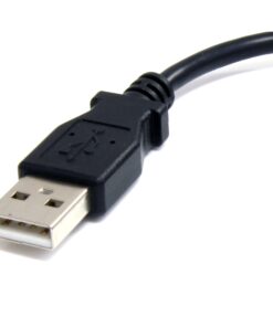 Alternative view of StarTech.com 6in Micro USB Cable - A to Micro B - USB to Micro B - USB 2.0 A Male to USB 2.0 Micro-B Male - 6-inches - Black (UUSBHAUB6IN) 1 Count (Pack of 1) Straight