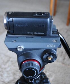 Manfrotto Video Head with Flat Base, Video Head for Compact Video Cameras and DSLR Cameras, for Filming, Videography, Content Creation, Vlogging, Live Streaming MVH502AH Video System 36 71MFVMxtE8L