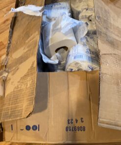 Scott® Professional 100% Recycled Fiber Standard Roll Toilet Paper (13217), with Elevated Design, 2-Ply, White, Individually wrapped rolls, 473 Count (Pack of 80), Total 37,840 Sheets 44 71MG EhyJOL