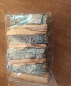 JL Local Smudge Kit Refill - White Sage & Palo Santo for Smudging, Healing, Purifying, Meditating & Incense 27 71MGPhfAIIL