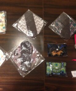 8 Pieces Menstrual Set 6 of Cloth Pads + 1 of Moon Cup + 1 of Mini Wet Bag (SMALL for women who haven't previously given birth vaginally., Blue) 23 71MGeqbz7DL