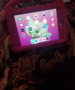 BMOUO Kids Case for iPad Mini 4/iPad Mini 5, iPad Mini 4/5 Case - Built-in Screen Protector, Shockproof Handle Convertible Stand Kids Case for iPad Mini 5th/4th Generation 7.9", Rose 38 71MGuA9ykL