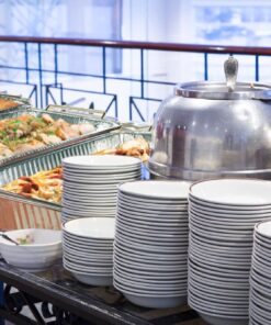 Tiger Chef Chafing Dish Buffet Set Disposable - Full Size Disposable Wire Chafer Stand Kit - 30-Piece Catering Set for Parties Includes Chafer Pans Disposable Serving Utensils 13 71MHA7wkHLL