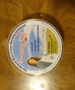 Preggie Pop Drops - 21 Drops - Morning Sickness Relief during pregnancy - Safe for pregnant Mom & Baby - Gluten Free - Four Flavors: Lemon, Raspberry, Green Apple, Tangerine Lemon, Raspberry, Green Apple, Sour Tangerine 21 Count (Pack of 1) 25 71MHY6FglL 2