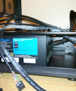 Thermaltake Core V1 SPCC Mini ITX Cube Gaming Computer Case Chassis, Interchangeable Side Panels, Black Edition, CA-1B8-00S1WN-00 117 71MI4LnOieL