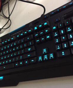 Logitech G910 Orion Spark RGB Mechanical Gaming Keyboard – 9 Programmable Buttons, Dedicated Media Controls 31 71MI63FB TL