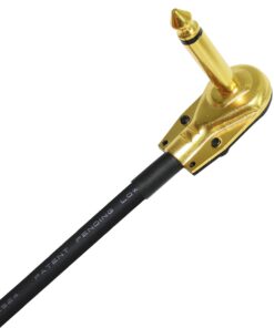WORLDS BEST CABLES 9 Inch - Pedal, Effects, Patch, Instrument Cable Custom Made Made Using Mogami 2524 Wire and Eminence Gold Plated ¼ inch (6.35mm) R/A Pancake Type Connectors 13 71MIQNVG5oL