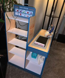 Amazon Basics Grocery Store Checkout Counter, Kids Supermarket Pretend Play Store, Gift for Age 3Y+ 31 71MJ PI75JL