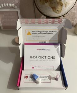 SneakPeek® DNA Test Gender Prediction - Know Baby’s Gender at 6 Weeks with 99.9% Accuracy¹ - Lab Fees Included - Early Boy or Girl Reveal Home Kit (Lancet) 34 71MJW2bS7fL