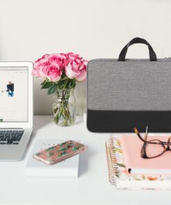 Ytonet Laptop Case, 15.6 inch TSA Laptop Sleeve Water Resistant Durable Computer Laptop Carrying Case Compatible for Lenovo, HP, Dell, Asus Notebook, Gifts for Men Women, Grey 15-15.6 in 38 71MJcerhTIL