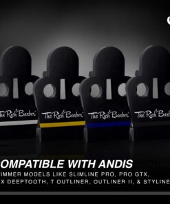 The Rich Barber On The Money 10-Second Blade Setter - Zero Gap Tool for Razor, Barber Blade Alignment, Close Shave, Clean Fade, Sharp Line - Hair Stylist & Barber Tools for Home & Professional Use Black - Compatible with Andis Outliner 21 71MJpr1MuLL