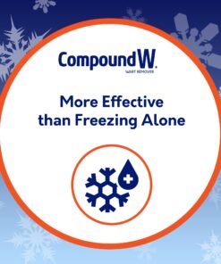 Compound W Dual Power for Large Warts, Freeze Off & Liquid Wart Remover, 8 Freeze Applications and 12 Comfort Pads 17 71MJq8WIJFL