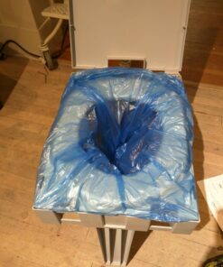 Cleanwaste GO Anywhere Portable Folding Toilet - Plus Bonus Original Wag Bag Kit - Camping, Travel, Medical, Emergency Seat Only 25 71MKt8e1z1L