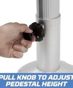 Wise 8WP21-374 Boat Seat Pedestal, Adjustable Height from 12" to 18", with Seat Slide Seat Mount, Adjustable Travel 5" - Fore & AFT 35 71ML9NrumbL