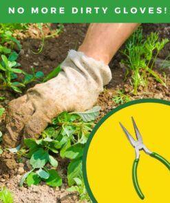 Lawn Jaws The Original Sharktooth Weed Puller Remover Weeding & Gardening Tool Weeder -Pull from The Root Easily! Ergonomic Handheld Weeding Tool for Spring Summer Cleaning, for All Age Gardeners 1 Pack 17 71MLJ726kL