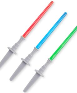 Light Sabre Cupcake Decoration Toppers Sticks Picks Set for Children Birthday Party, Fan Shows, Movies, 4" inches Tall (12 Pack) 28 71MLO3H2gL