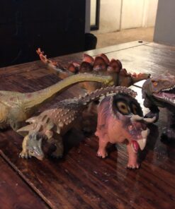 PREXTEX 5 PCS Jumbo Dinosaur Toys Figures Set - Realistic Toy Dinosaurs and Large Dinosaur Toy for Kids and Toddlers Dinosaur Set - Giant Dinosaur Toy 5 Pack - 11-14 Inch Assorted 30 71MLdq7B4cL