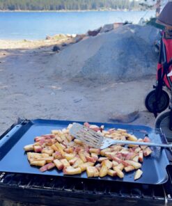 Fire Sense 60508 Notebook Charcoal BBQ Grill 3.5mm Cooking Bars Instant Foldable & Easy Portability For Outdoor Barbecues Camping Traveling Picnics Garden Beach Party - Black Charcoal Grill 33 71MMItFBThL