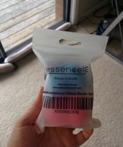 Essencell Cosmetic Pro Makeup Blender Sponges 2pc Pack - Easily Blend Liquid Foundation,Highlight and Contour-Flawless Sponge Applicator 2 Count (Pack of 1) 36 71MMTaFSXNL
