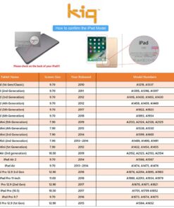 KIQ 2 Pack Screen Protector for iPad (9.7 Inch, 6th/5th Generation 2018/2017 Model),iPad Air 1,iPad Air 2,iPad Pro 9.7 Inch, Tempered Glass Film Guard, Case Friendly 15 71MN1Z3MQTL