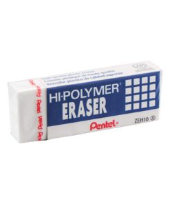 Pentel® Hi-Polymer Erasers, White, Pack Of 4 4 Count (Pack of 1) Large Block Eraser 18 71MOCEAHlZL