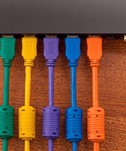 Monoprice HDMI High Speed Cable - 4K@60Hz, HDR, 18Gbps, YUV 4:4:4, 28AWG, With Ferrite Cores, 6 Feet, Black - Select Series 11 71MOK5rEjsL